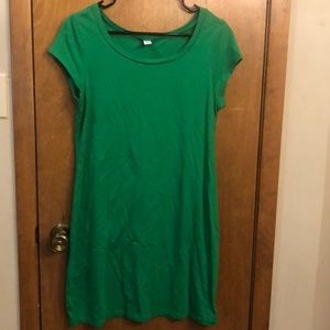 Tee Shirt dress. Comfy. Knee length.